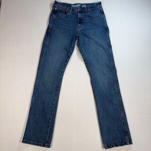 Wrangler Retro Slim Straight Jeans Men's 30x34 Blue Stretch Western Cowboy Denim